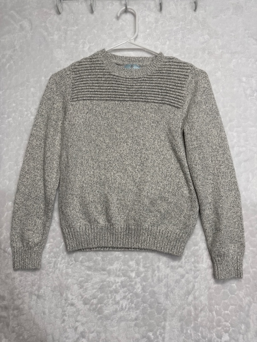 Class club gray pullover sweater boys 10-12 cotton